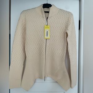 NEW Karen Millen Cream Pointe Sweater